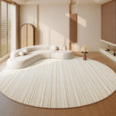 Axyaa Plush Round Carpet: Soft, Fluffy Rug for Luxurious Living Room & Bedroom