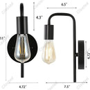 Axyaa Modern Metal Wall Lamp for Bedroom & Living Room Decor