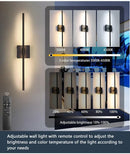 Axyaa Rotatable LED Wall Light with Remote Control & 3CCT Touch Dimming