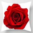 Axyaa Red Roses Square Large Pillow Cases High Quality Thick Covers