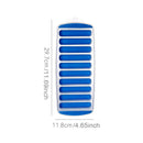 Axyaa Silicone Ice Cube Mould Set: 10-Cavity Rectangular Bar Tools, Reusable & Creative