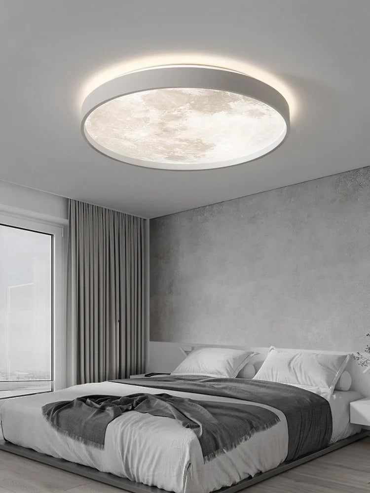 Axyaa Round LED Ceiling Lamp: Modern Nordic Style for Bedroom, Aisle, Corridor, Balcony
