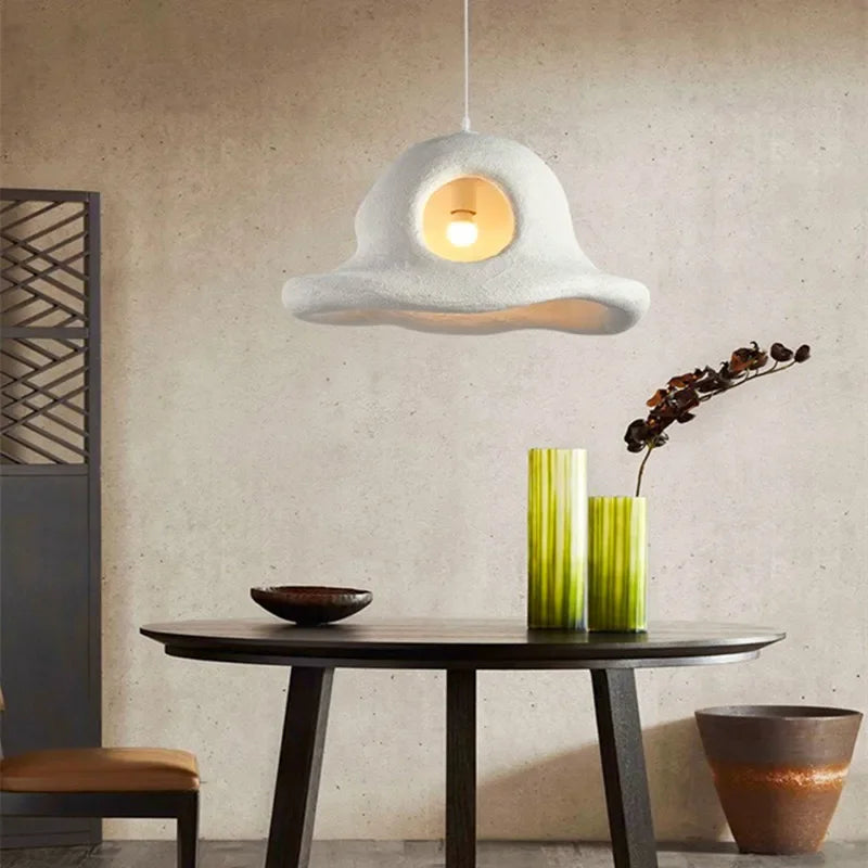 Axyaa Wabi Sabi Island Chandelier for Coffee Shop, Bar, Bedroom - LED Pendant Lighting