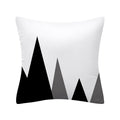 Axyaa Geometry Polyester Cushion Cover 45x45, Decorative Sofa Pillowcase Blue Yellow Black Home Décor