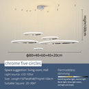 Axyaa Modern LED Pendant Lights, Chrome/Gold Plated, 85-265V, For Dining Room Living Room Kitchen