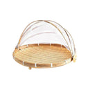 Bamboo Mesh Basket with Anti-Mosquito Net by Axyaa