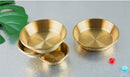 Axya Stainless Steel Kimchi Plate Dish Bowl Sauce Flat Seasoning Box Tableware