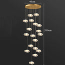 Axyaa LED Ring Pendant Light Chandelier for Modern Home Decor & Indoor Lighting