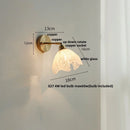 Axyaa Blue Glass Wall Sconce Nordic Modern Rotate Stair Light