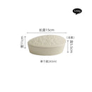 Axyaa Stone Pattern Ceramic Dessert Bowl with Lid, Ideal for Stew, Soup, and Salad