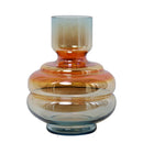 Axyaa Clear Glass Gradient Vase for Flowers & Hydroponics