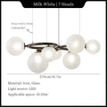Axyaa Moonlight Chandelier: Modern Hanging Lights for Home Decor & Lighting