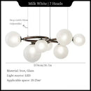 Axyaa Moonlight Chandelier: Modern Hanging Lights for Home Decor & Lighting