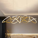 Axyaa LED Staircase Chandeliers Modern Home Decor Hanging Light Indoor Lighting