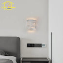 Axyaa Stainless Steel LED Wall Lamp: Modern Indoor Lighting for Living Room, Bedroom, Study, Bar