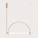Axyaa Minimalist Tea Room Pendant Light - Nordi Creative Half Circular Arc Study Lamp
