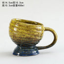 Axyaa Ceramic Kiln Coffee Cup Creative Beer Mug Retro Water Bottle Large Capacity Mug