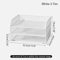Axyaa Multi-Layer File Rack & Desk Organizer for Office, Bookshelf & Document Storage