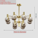 Axyaa Nordic Mocha Pendant Lights: Modern Molecular Design for Luxury Decor