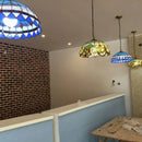 Axyaa French Glass Retro Restaurant Lamp - Japanese Bar Tea Room Pendant
