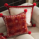 Axyaa Christmas Dutch Velvet Sofa Pillow Cover for Living Room and Bedroom Decor
