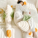 Axyaa Super Soft Stuffed Animal Plush Pillow White Swan Fox Deer Goose Toy