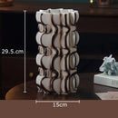 Axyaa Ceramic Vase Plant Pot Floral Vases Room Decor Aesthetic Ornaments