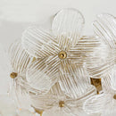 Axyaa Romantic Flower Glass Ceiling Light | Modern Luxury for Bedroom, Living, Dining Room