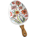 Axyaa Nordic Butterfly Ceramic Salad Bowl with Handle, Home Fruit Bowl