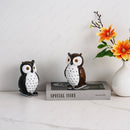 Axyaa LED Owl Resin Desk Lamp for Children - Home Decor Bird Ornament