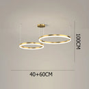 Axyaa Modern Acrylic LED Pendant Light for Living and Dining Room