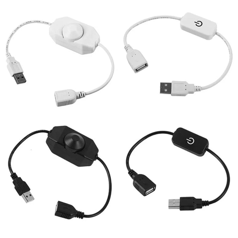 Axyaa LED Strip Lights Dimmer Switch USB Cable - Rotary/Touch Controller
