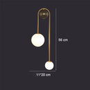 Axyaa Flute Glass Vanity Light Sconce Wall Fixture for Bathroom Bedroom Hallway