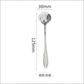 Axyaa Stainless Steel Heart Spoon for Coffee, Dessert, and Ice Cream