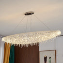 Axyaa Crystal Chandeliers: Elegant Pendant Ceiling Lights for Living Room and Dining Room
