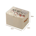 Axyaa Shoe Box Organizer: Large Capacity Grid Storage, Multifunctional, Washable