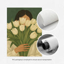 Romantic Love Quotes Floral Wall Paintings Set by Axyaa