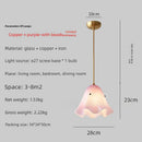 Axyaa Hand-Painted Glass Bellina Pendant Light for Home Decor