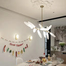 Axyaa Modern Nordic Style Glass Chandelier for Living Room, Bedroom, and Dining Room