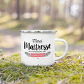 Axyaa Teacher Appreciation Enamel Mug - Unique Gift for Educators and Mentors