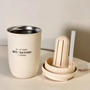 Axyaa Stainless Steel Thermal Water Bottle Filter Straw Tumbler - Office Gift