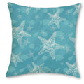 Axyaa Starfish & Shells Decorative Pillow Covers for Sofa, Bedroom, Car
