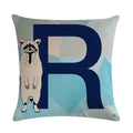 Axyaa Animal Print Linen Pillowcase Set