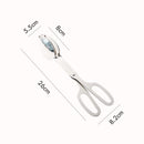 Axyaa Gold Food Scissor Tong for Kitchen Utensils & Cooking Clever Clamp