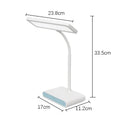 Axyaa LED Touch Desk Lamp - Rechargeable, Adjustable, Bedroom Reading Light