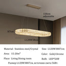 Axyaa Crystal LED Chandeliers: Modern Luxury Lighting for Living & Dining Room