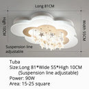 Axyaa LED Star Ceiling Lamp for Children's Room, Restaurant, Bedroom - Eye Protection Chandelier