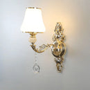 Axyaa Glass Crystal Wall Lamp for Bedroom, Living Room, Dining Room, Corridor Lighting