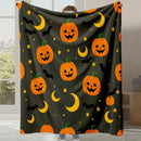 Axyaa Cartoon Cute Halloween Gift Flannel Sofa Blanket
