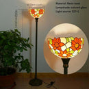 Axyaa Stained Glass Tiffany Floor Lamp - Vintage American Retro Style